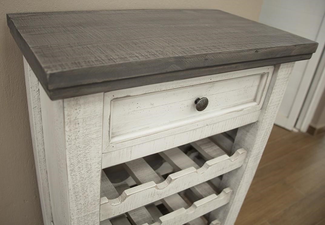 Shabby chic wine hotsell rack